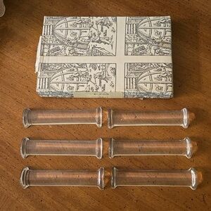 Vintage Boxed set of 6 Knife Rests Made in Hungary